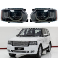 Defender style Headlights for 2010 Range Rover Vogue